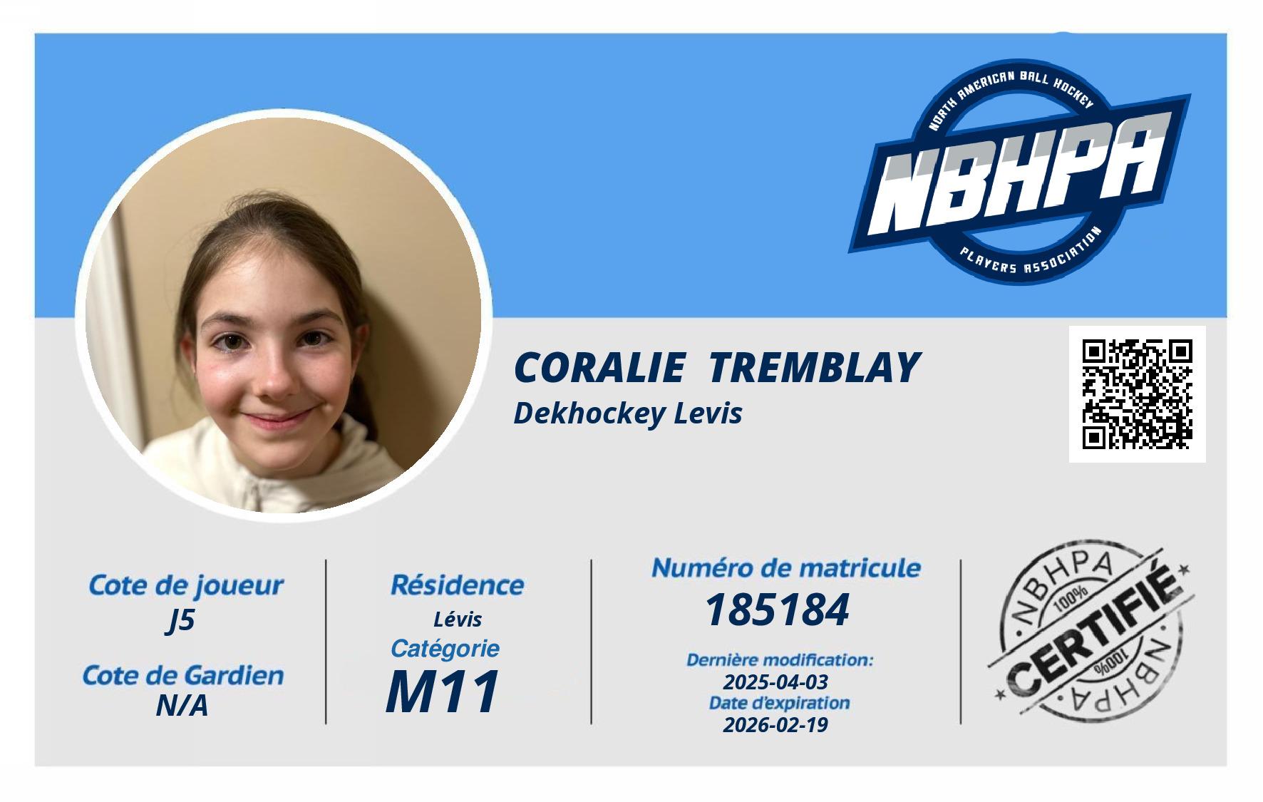 Coralie  Tremblay