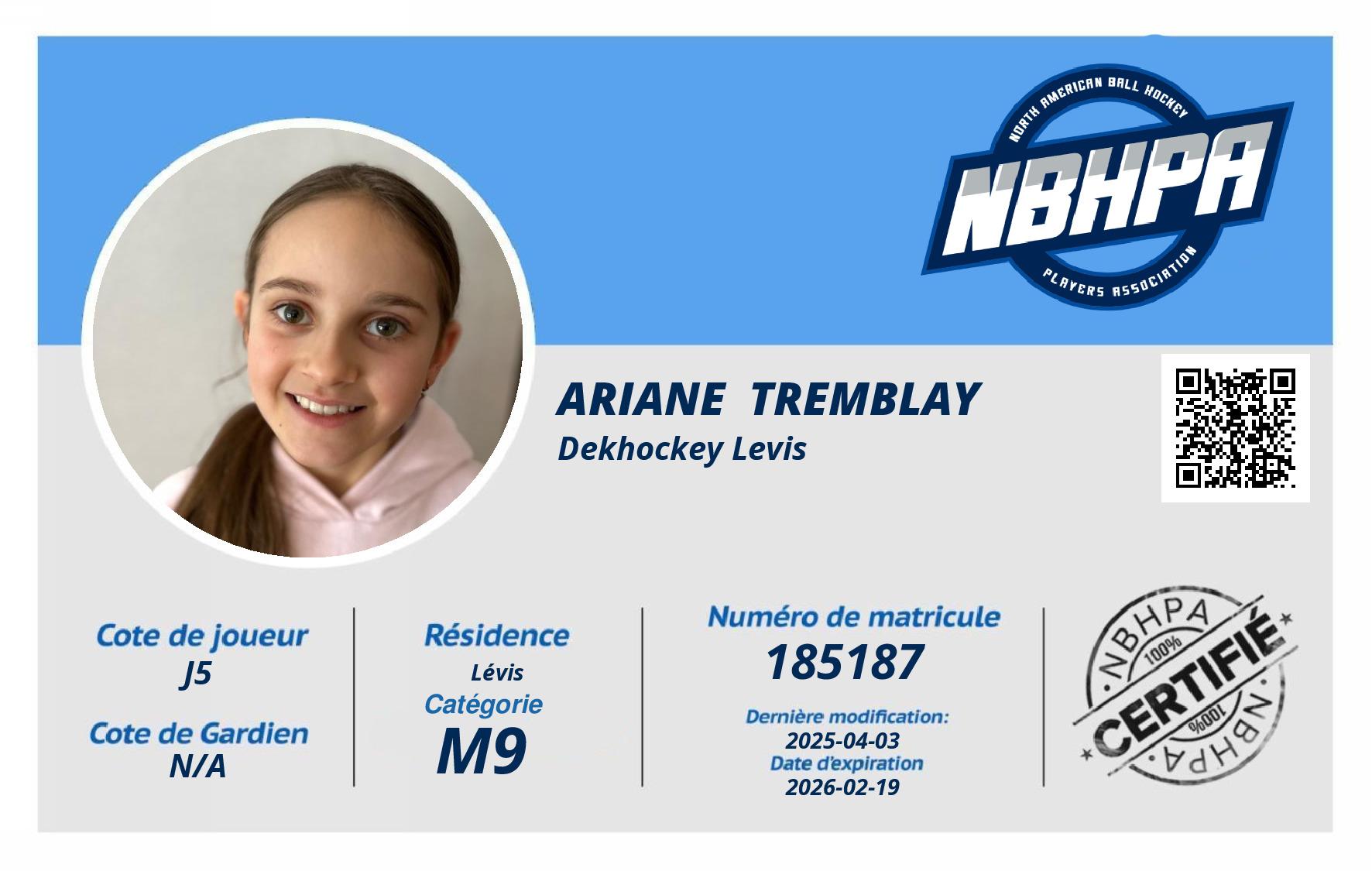 Ariane  Tremblay