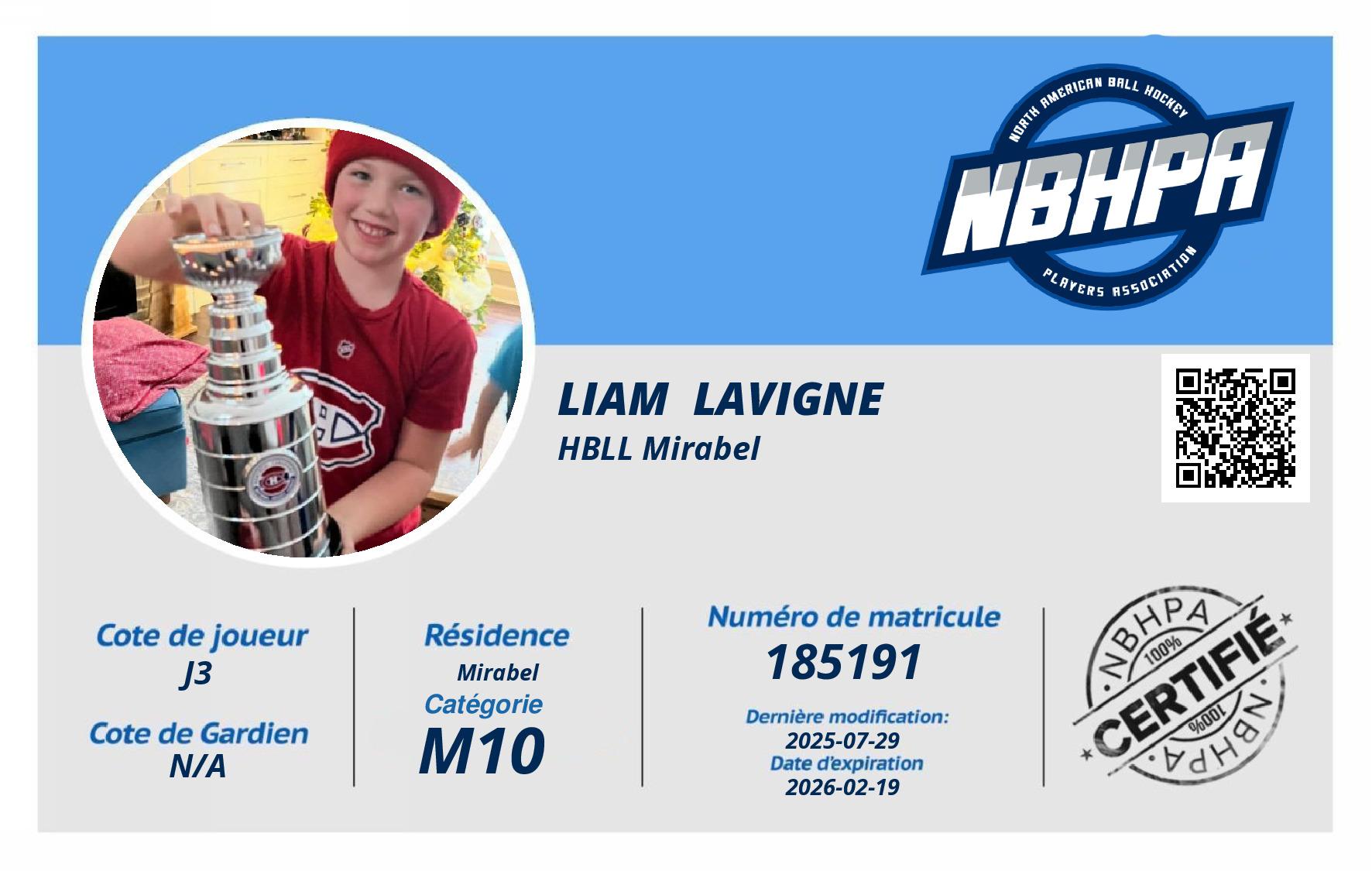 Liam  Lavigne