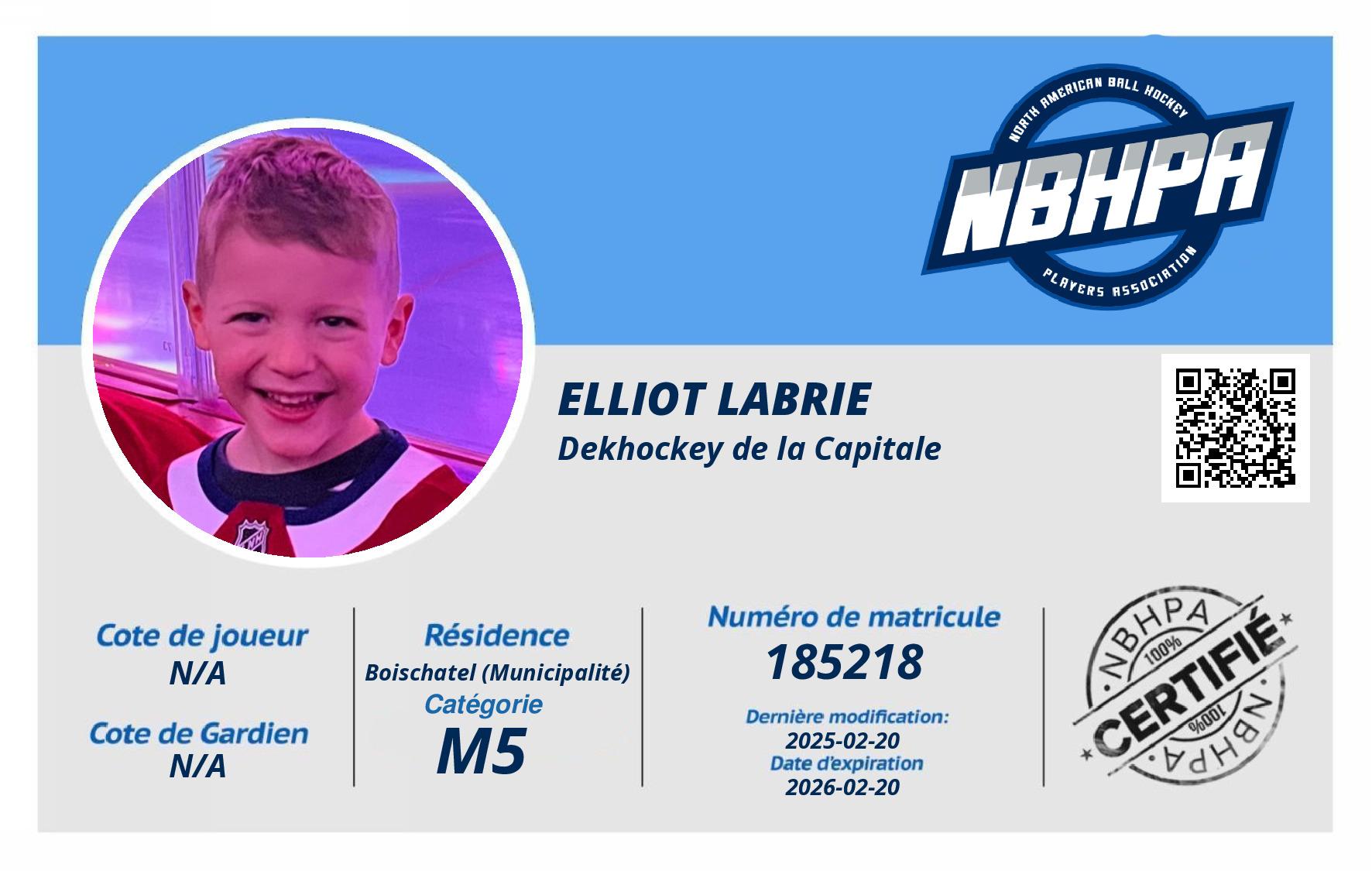 Elliot Labrie