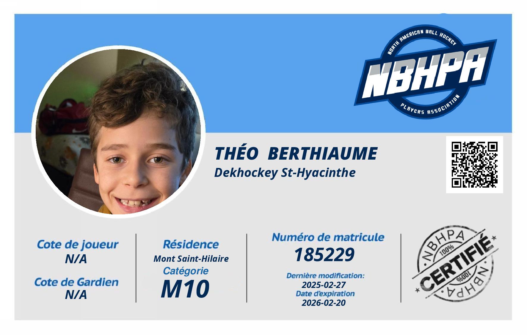 Théo  Berthiaume 