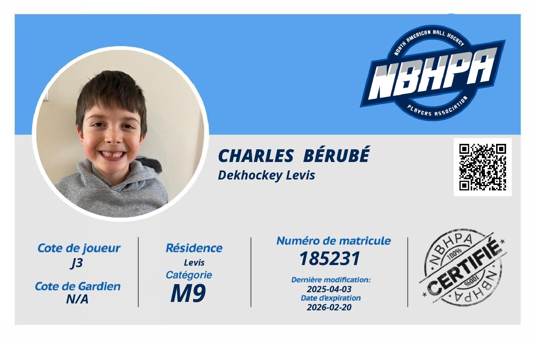 Charles  Bérubé 