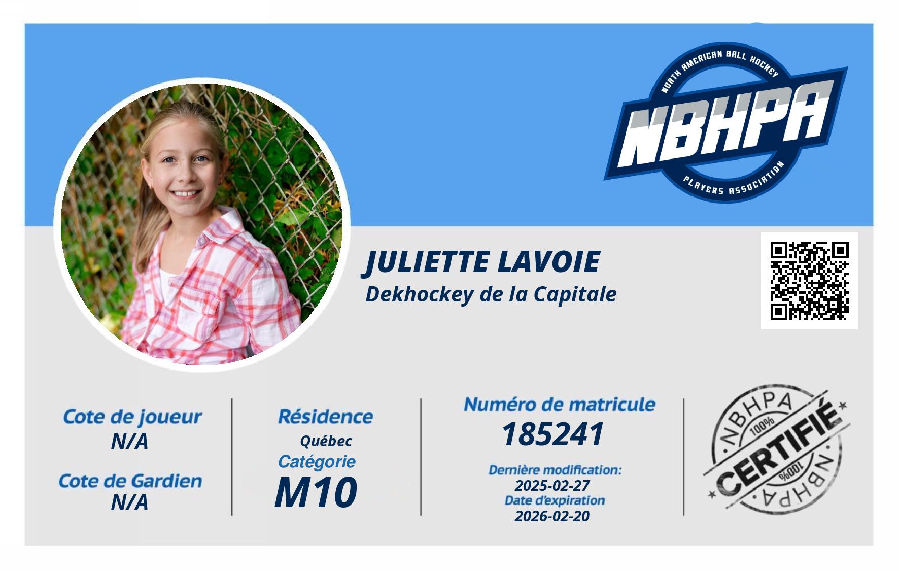 Juliette Lavoie