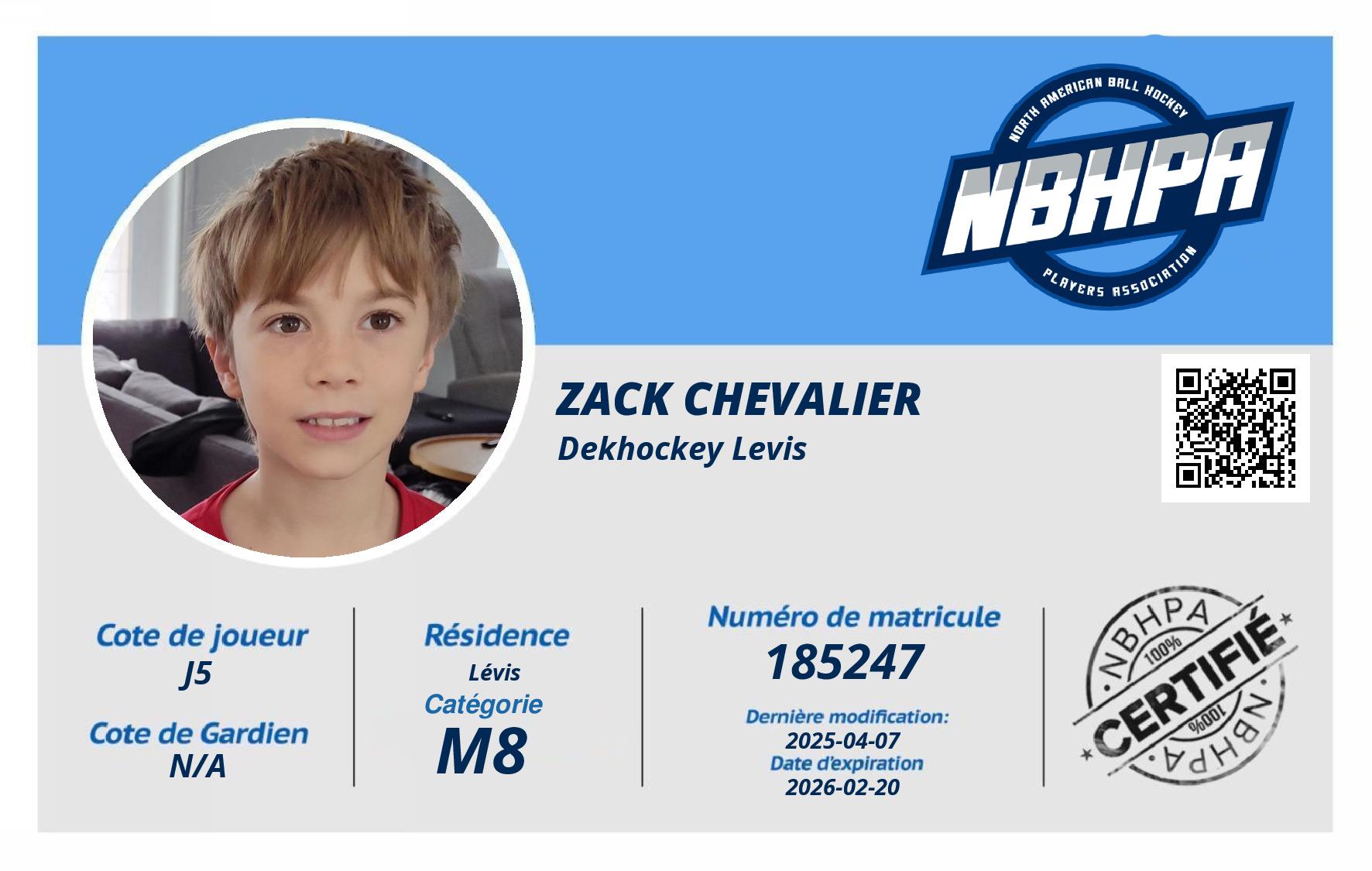 Zack Chevalier 