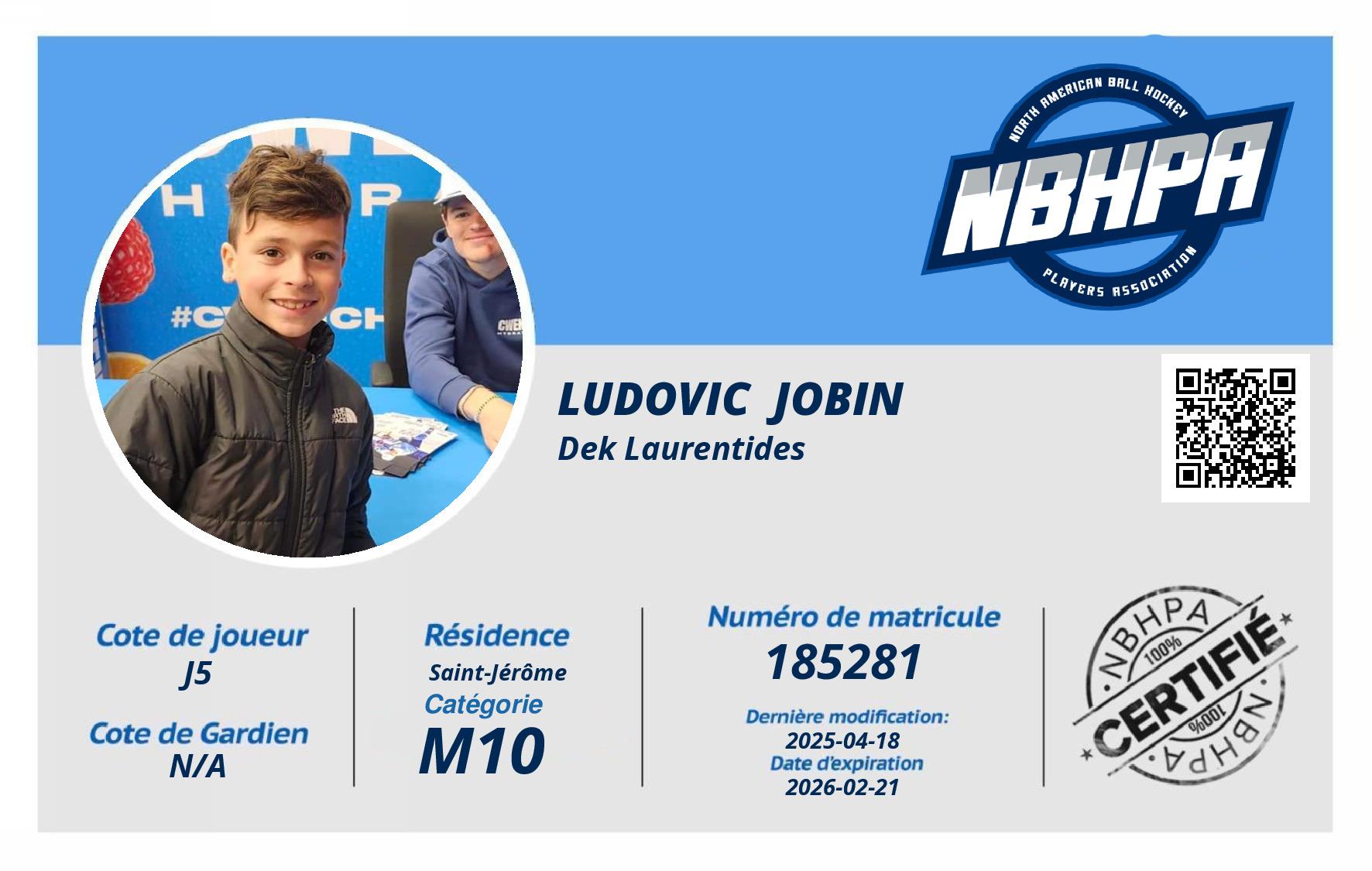 Ludovic  Jobin