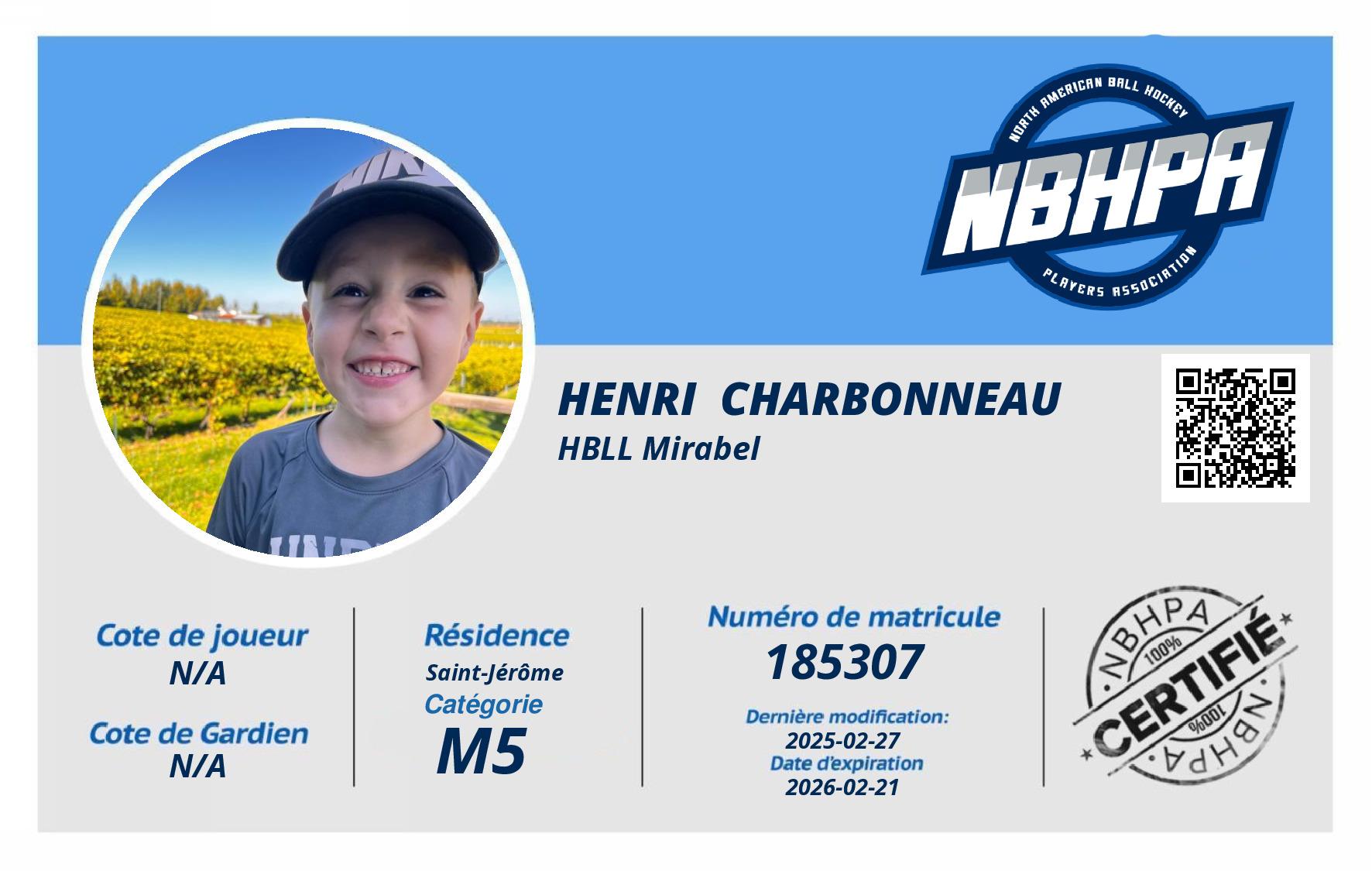 Henri  Charbonneau