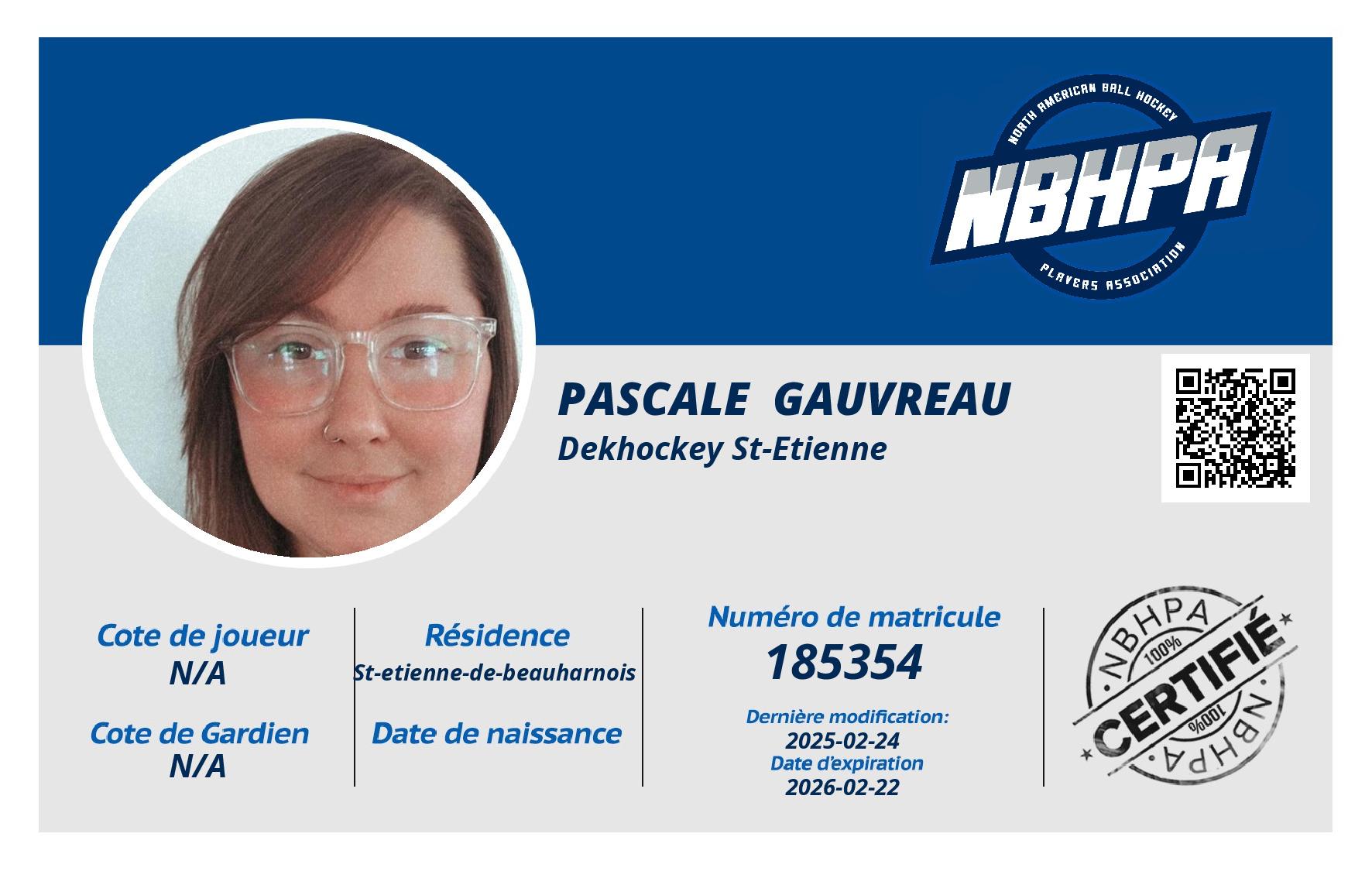 Pascale  Gauvreau 