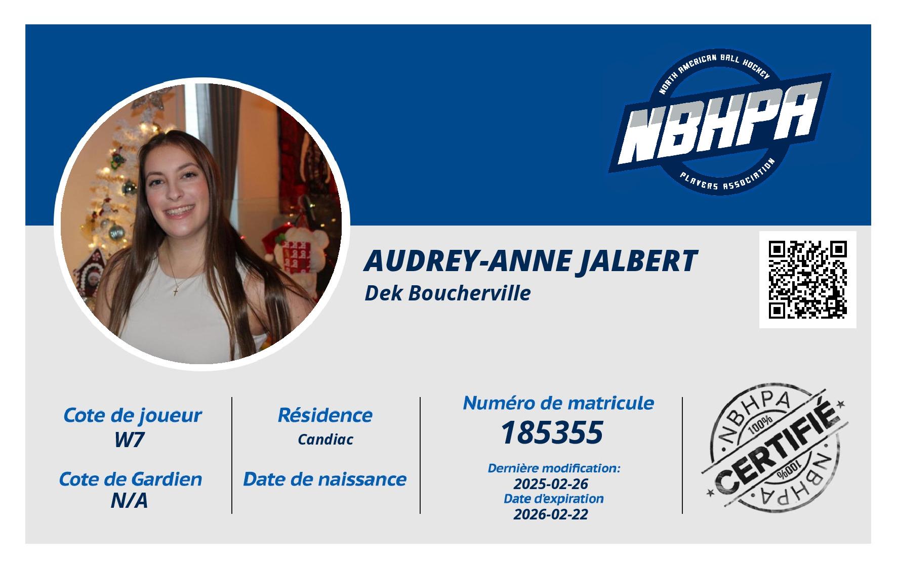 Audrey-Anne Jalbert