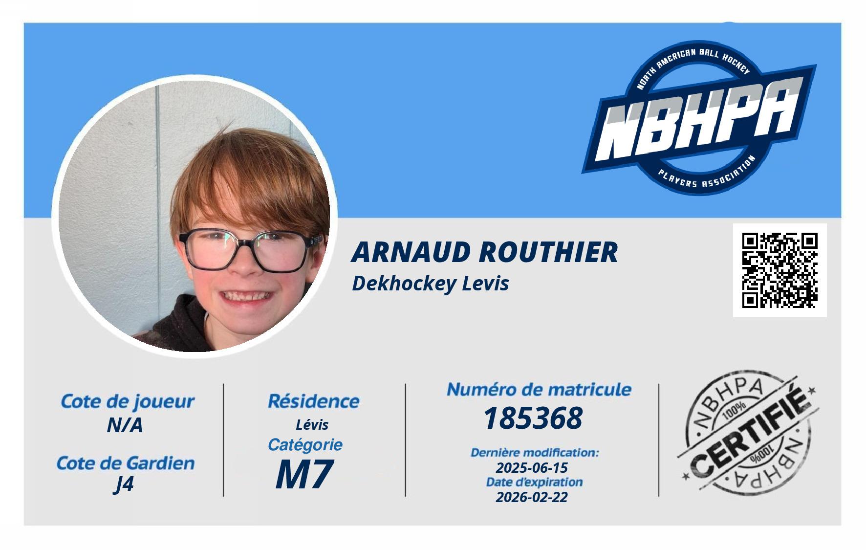 Arnaud Routhier