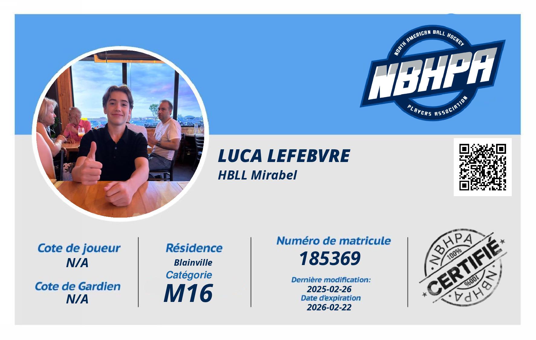 Luca Lefebvre