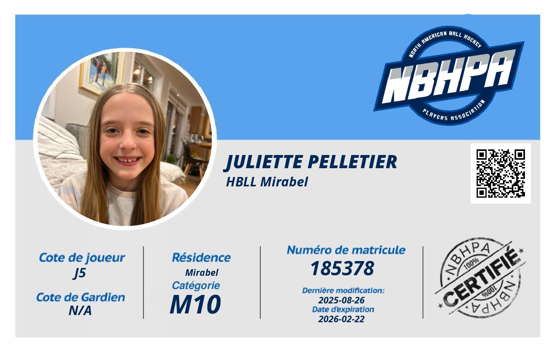 Juliette Pelletier