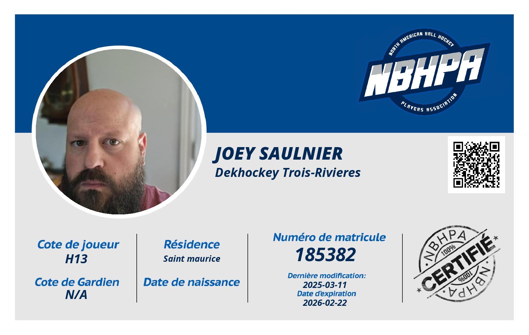 Joey Saulnier 
