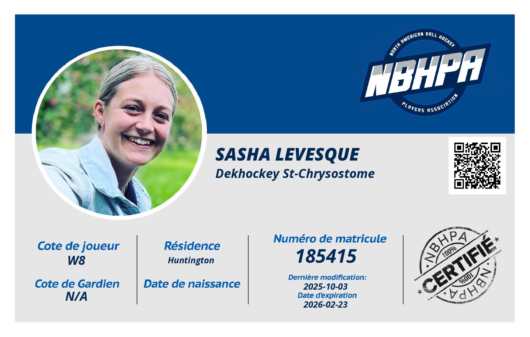 Sasha Levesque 