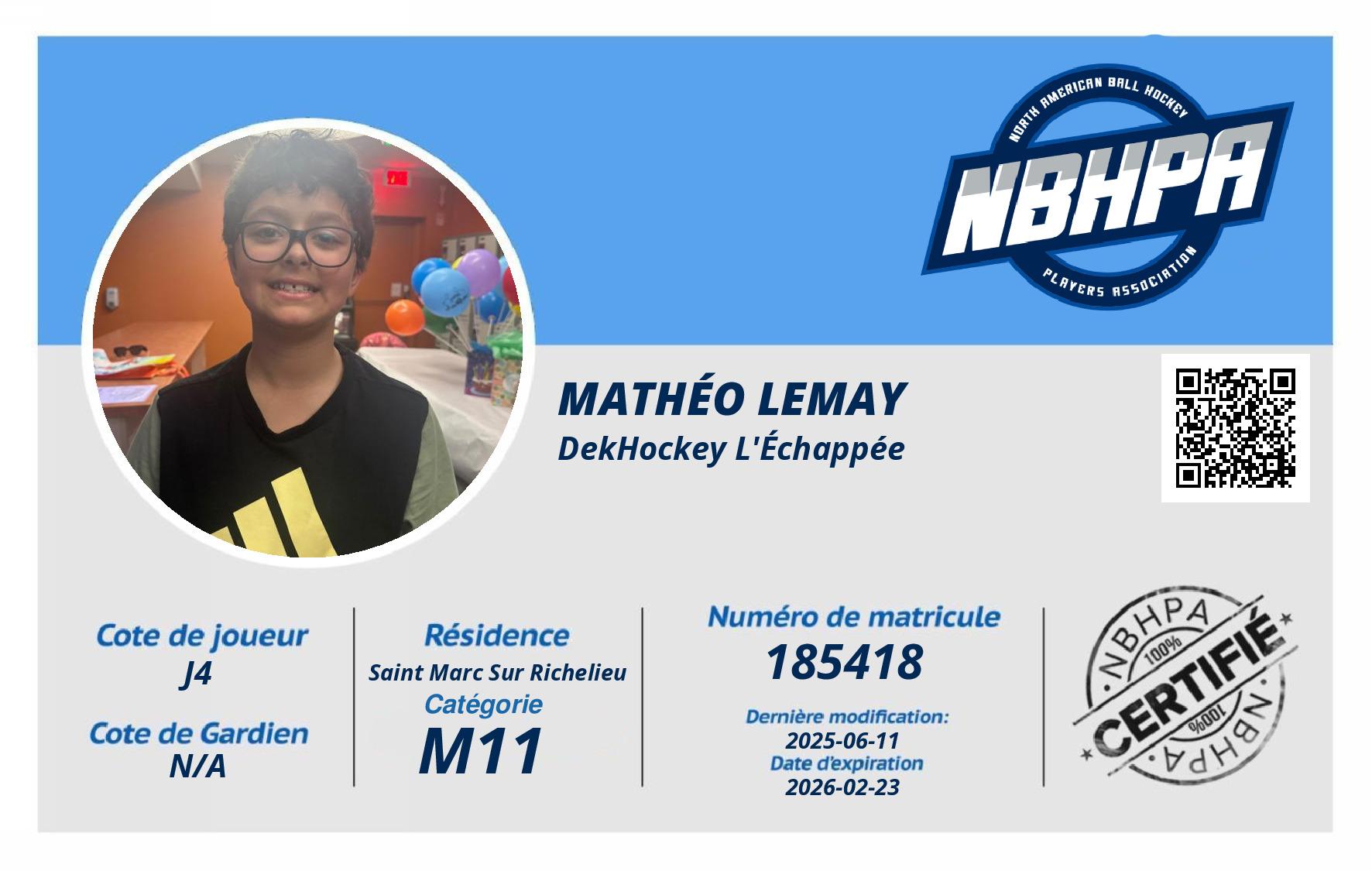 mathéo lemay