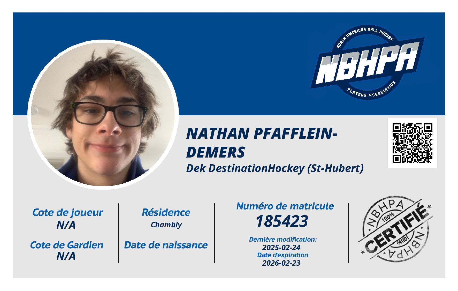 Nathan Pfafflein-Demers