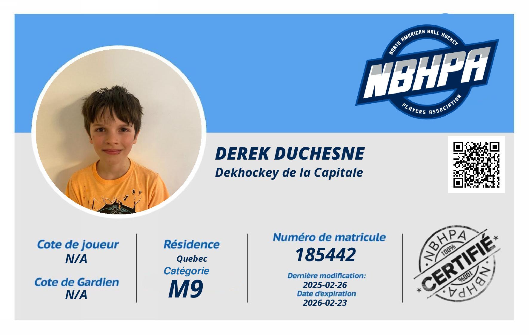 Derek Duchesne