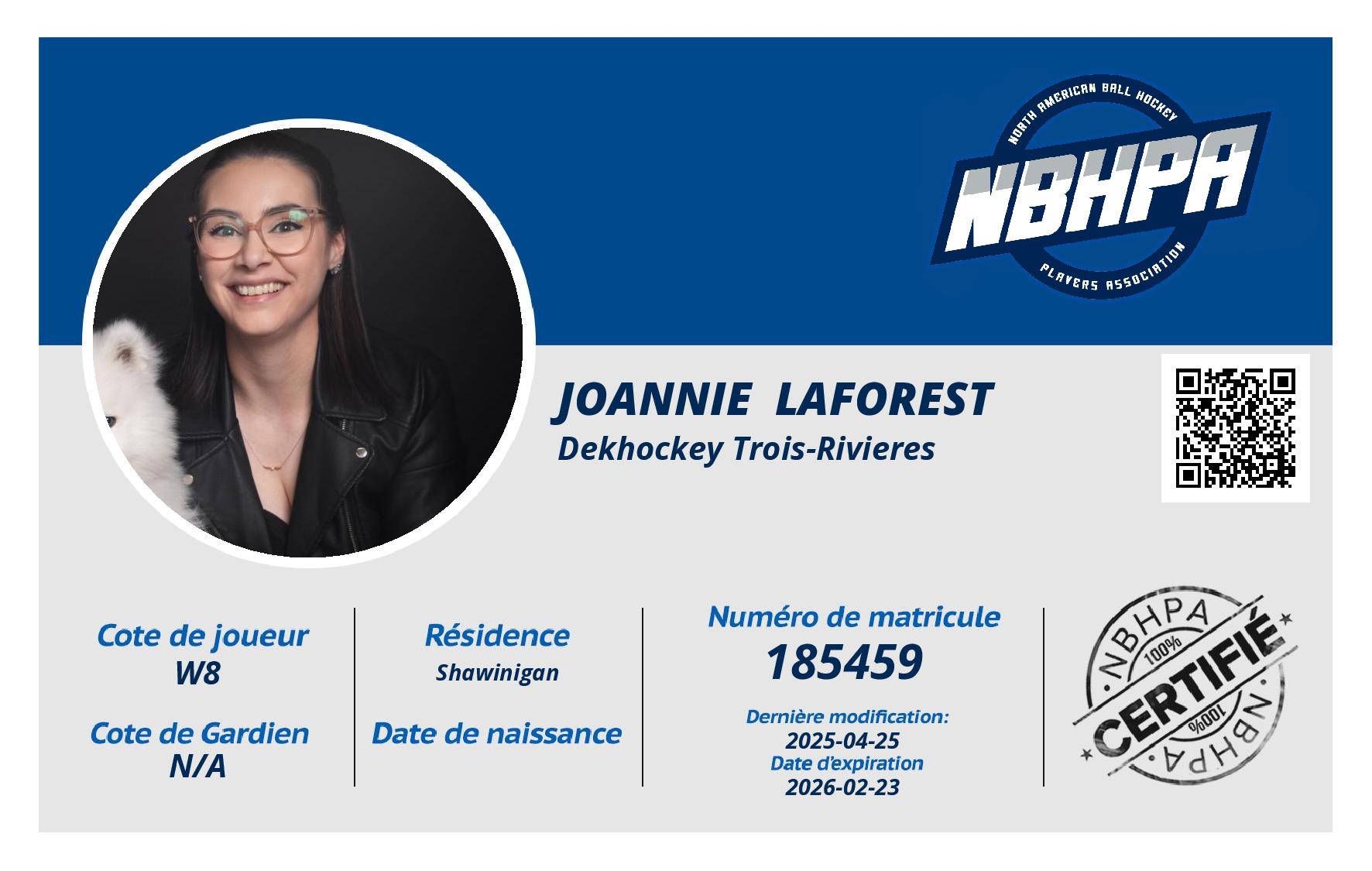 Joannie  Laforest 