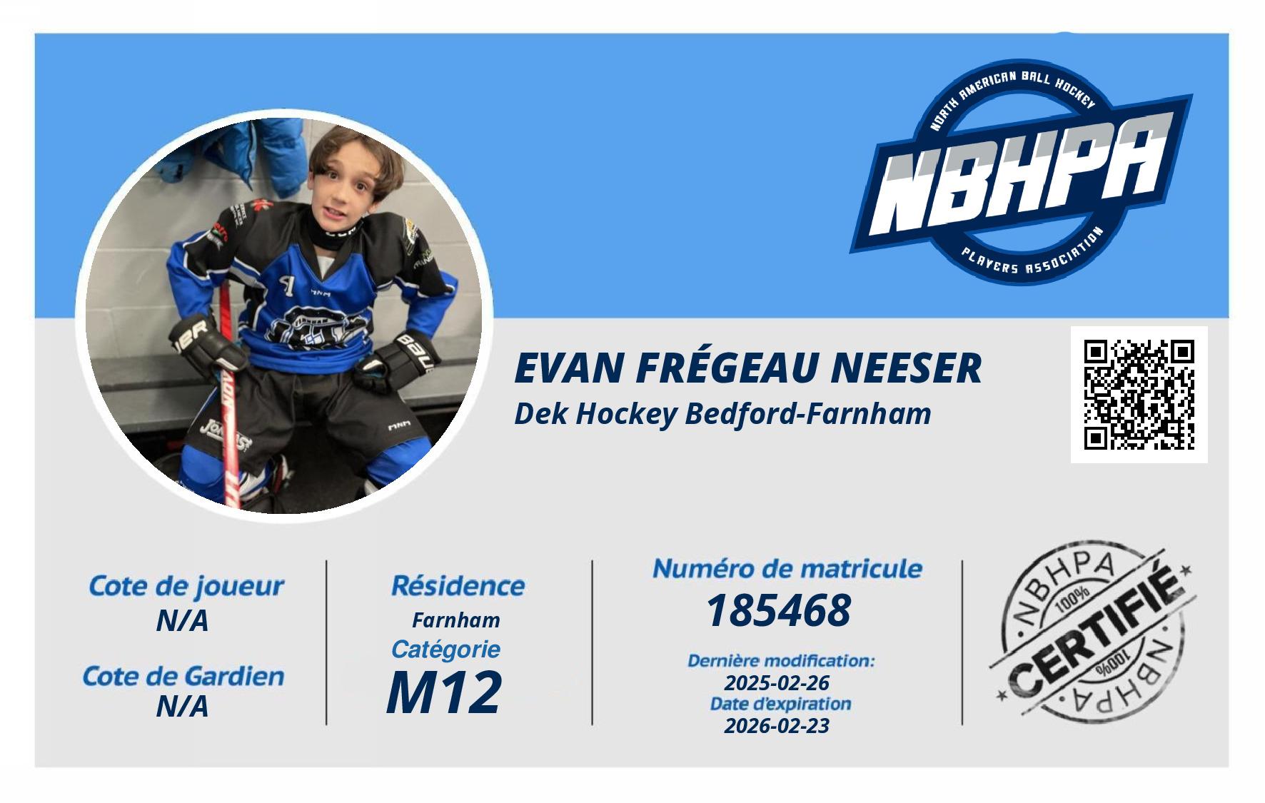 Evan Frégeau Neeser