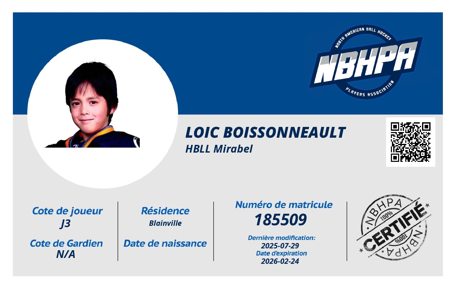Loic Boissonneault