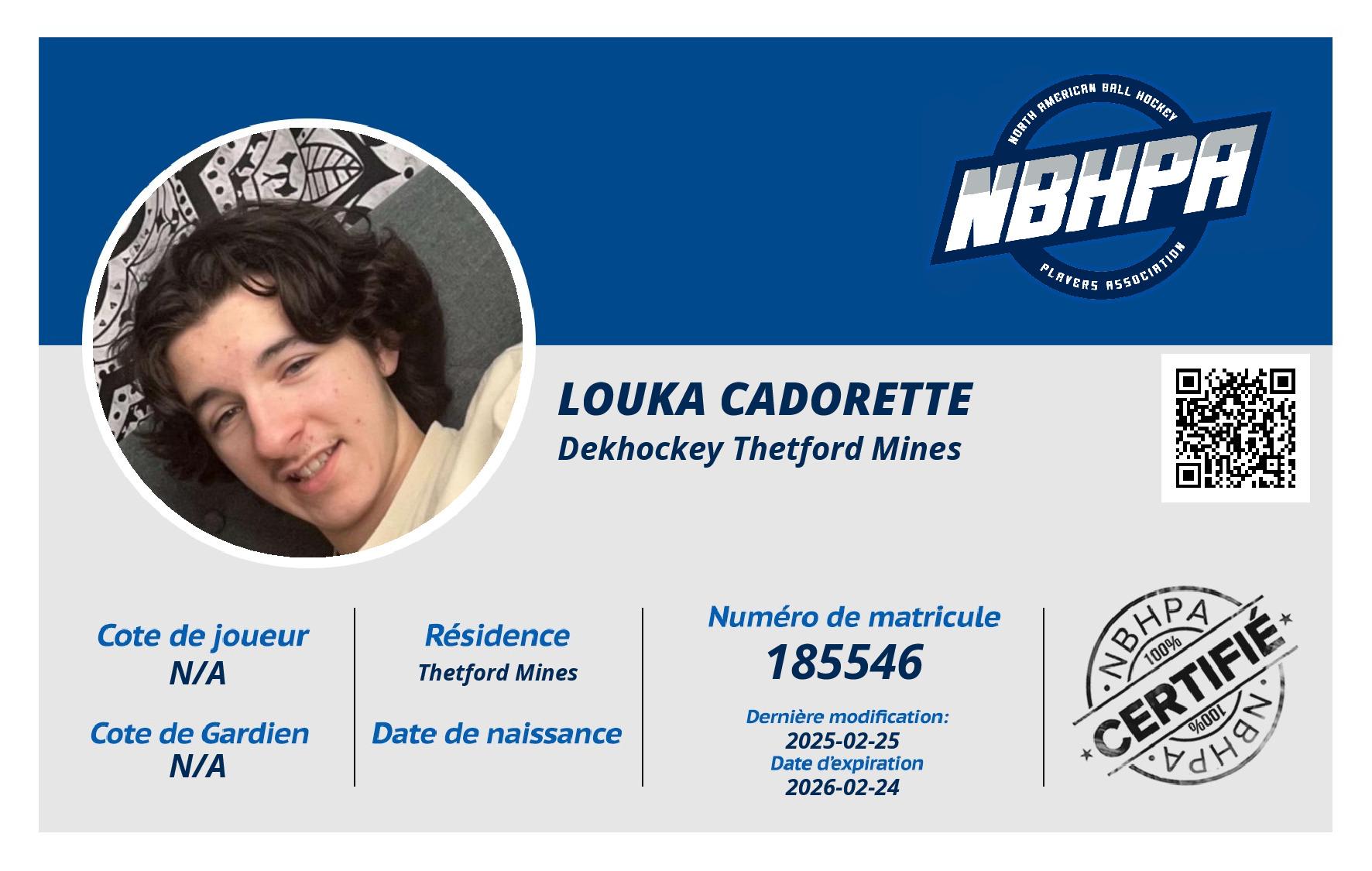 Louka Cadorette
