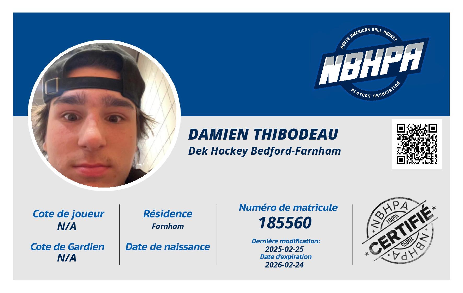 Damien Thibodeau