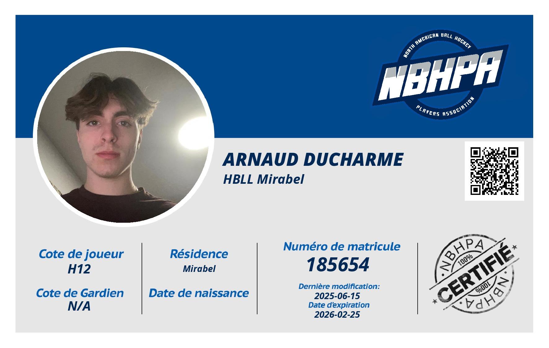 Arnaud Ducharme