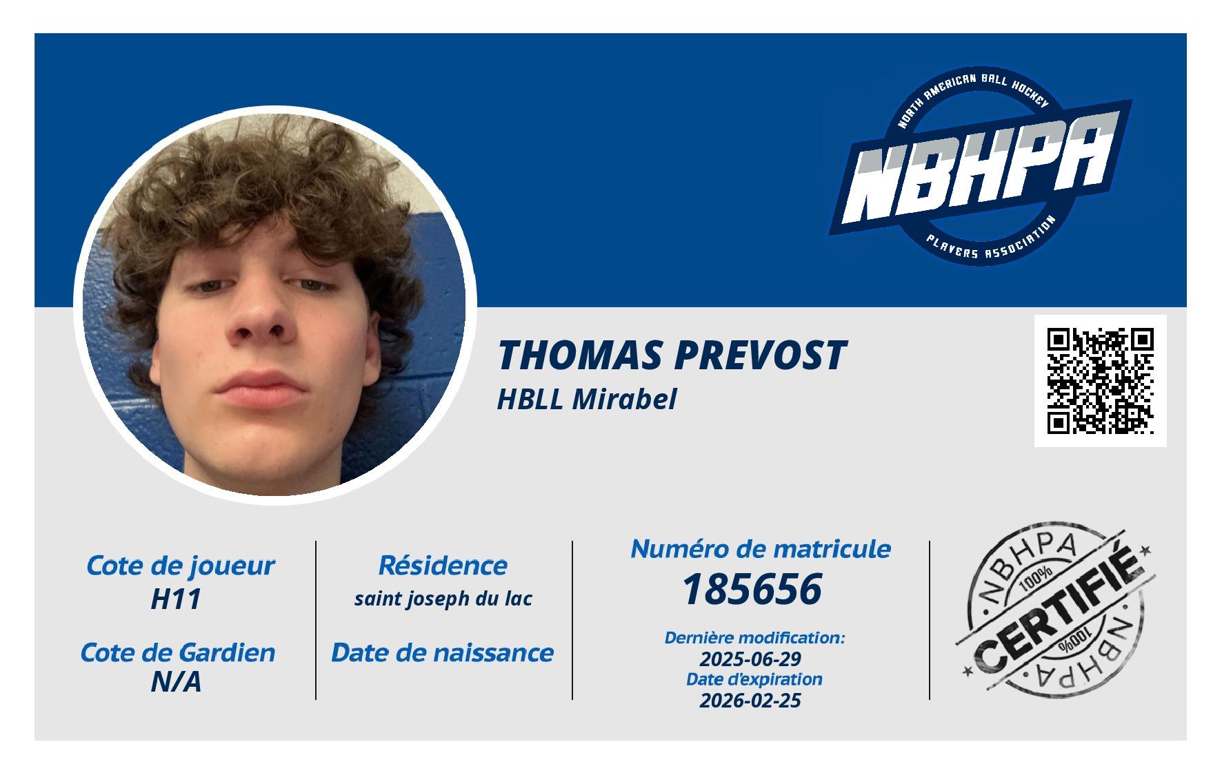 Thomas Prevost