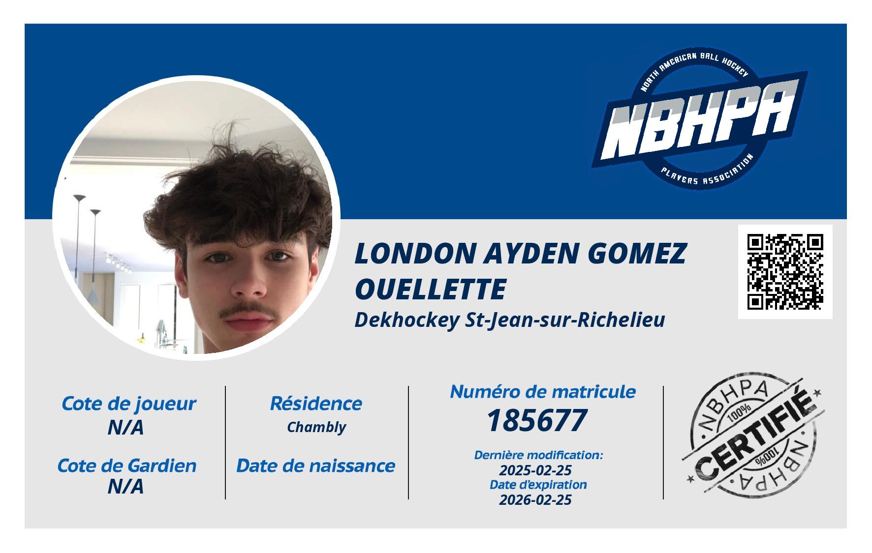 London Ayden Gomez Ouellette