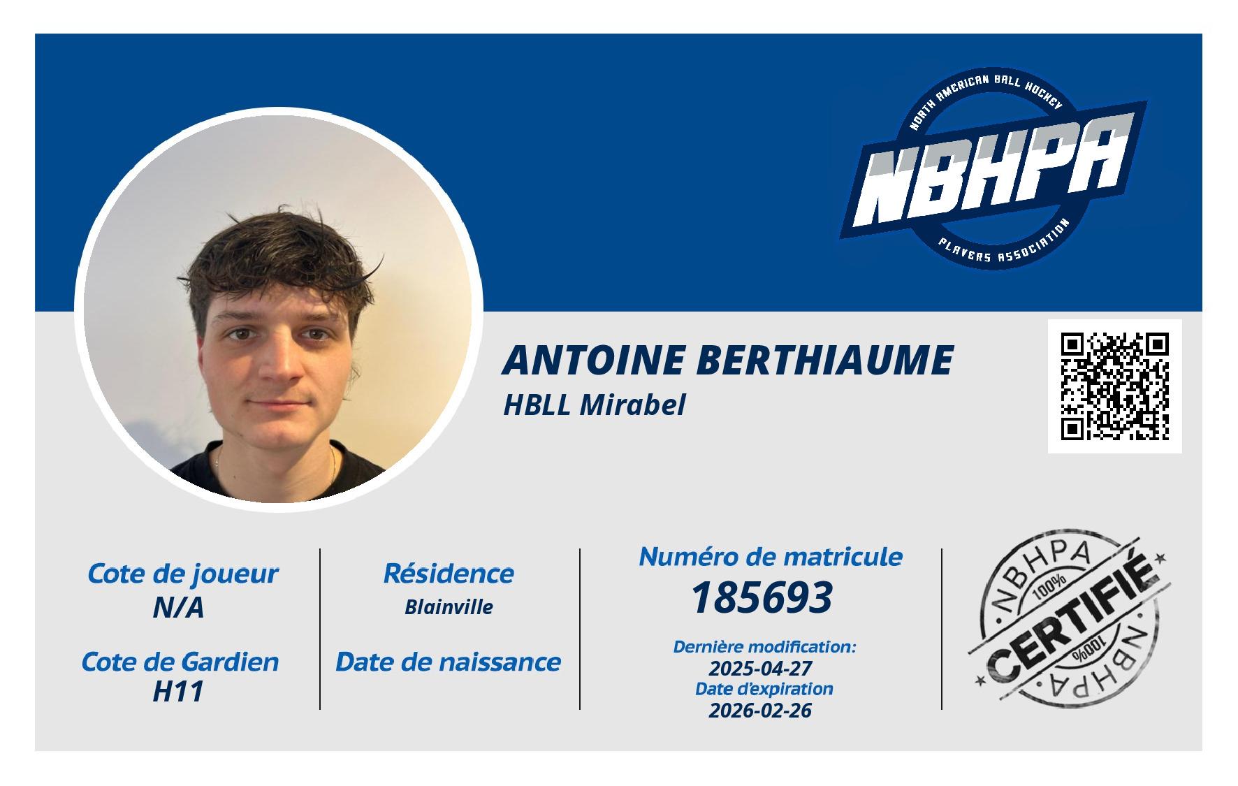 Antoine Berthiaume