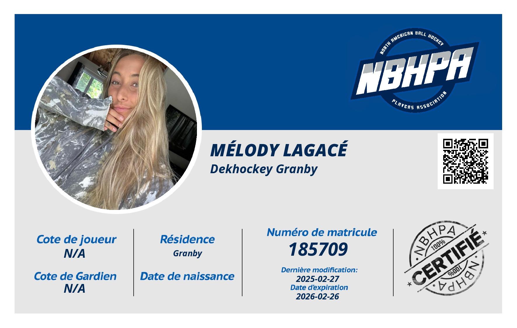 Mélody Lagacé