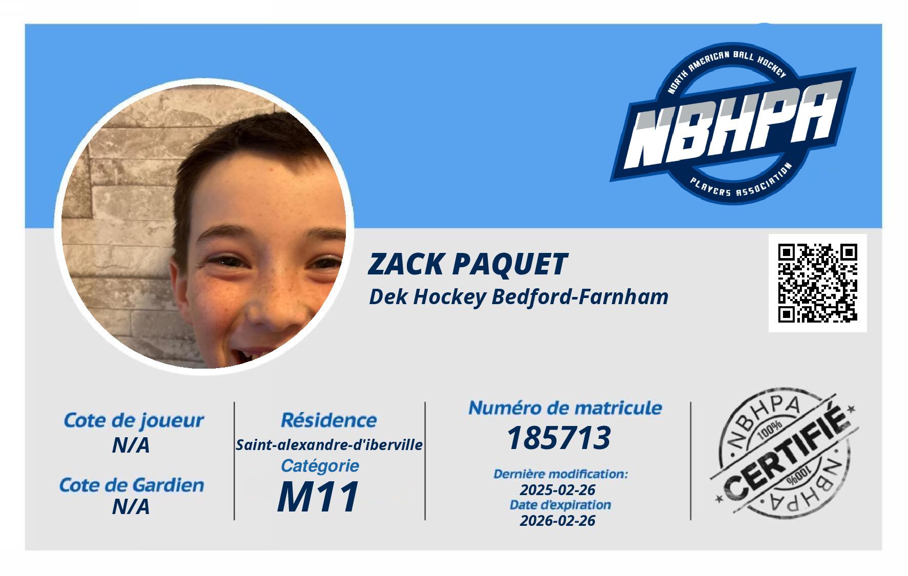 Zack Paquet