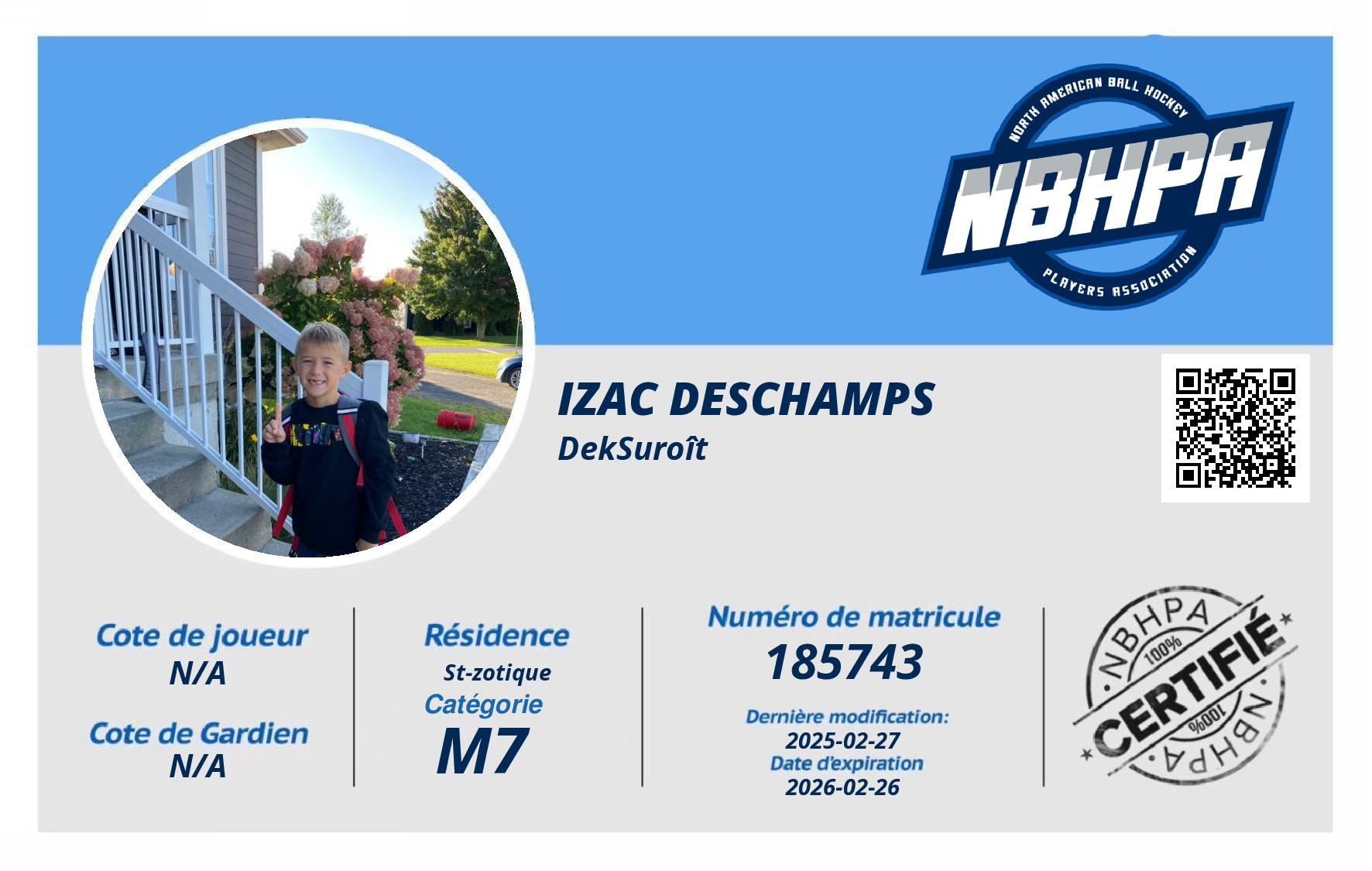 Izac Deschamps 