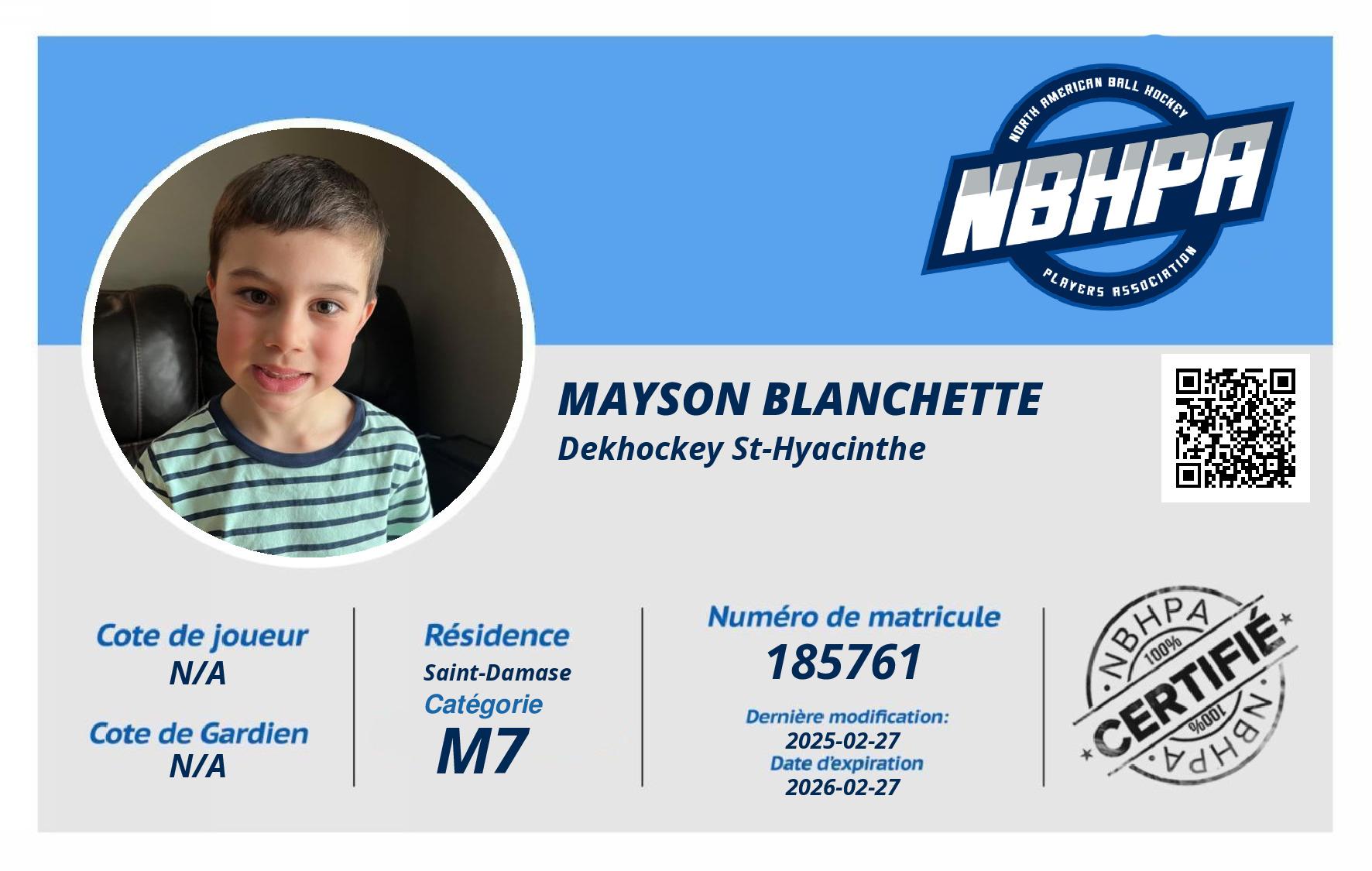Mayson Blanchette