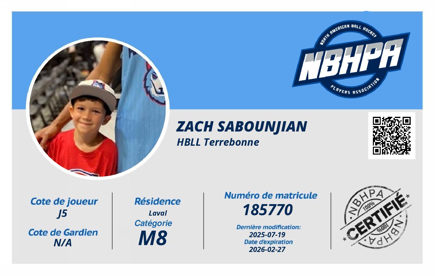 Zach Sabounjian