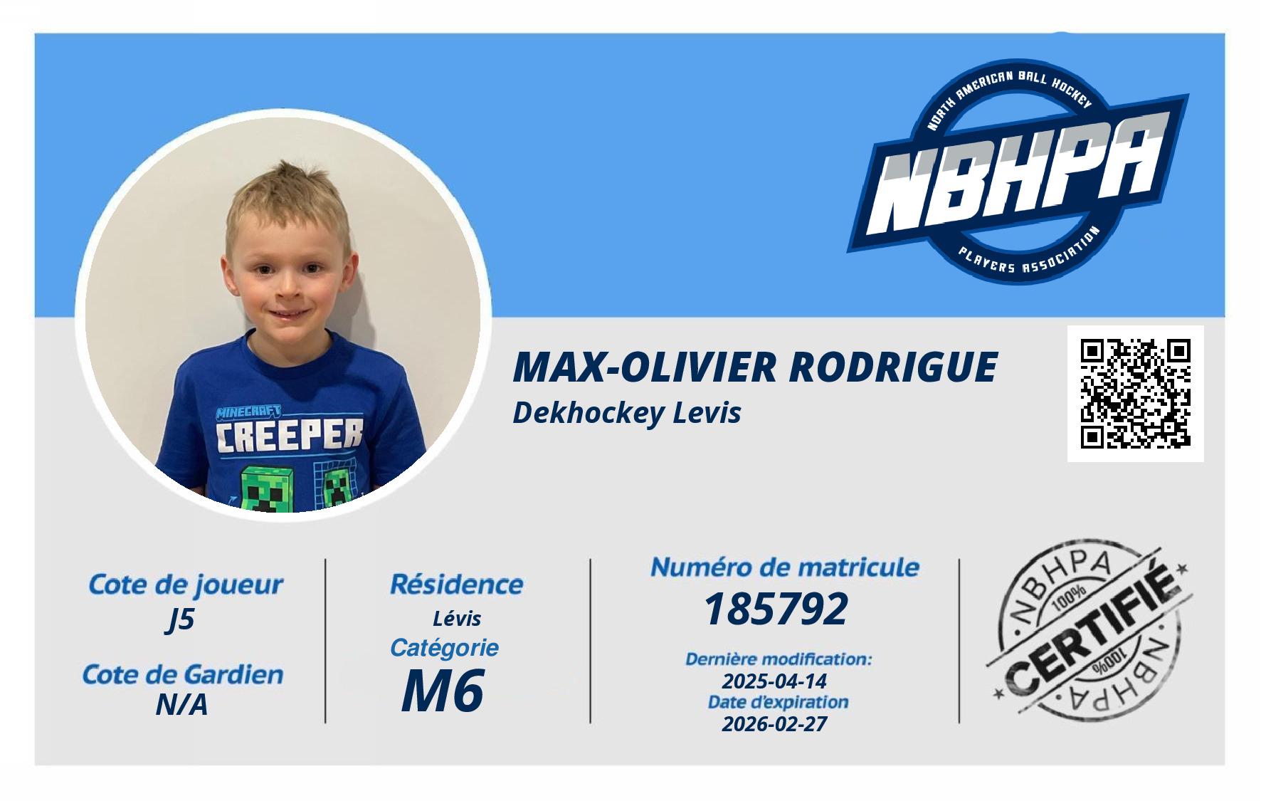 Max-Olivier Rodrigue