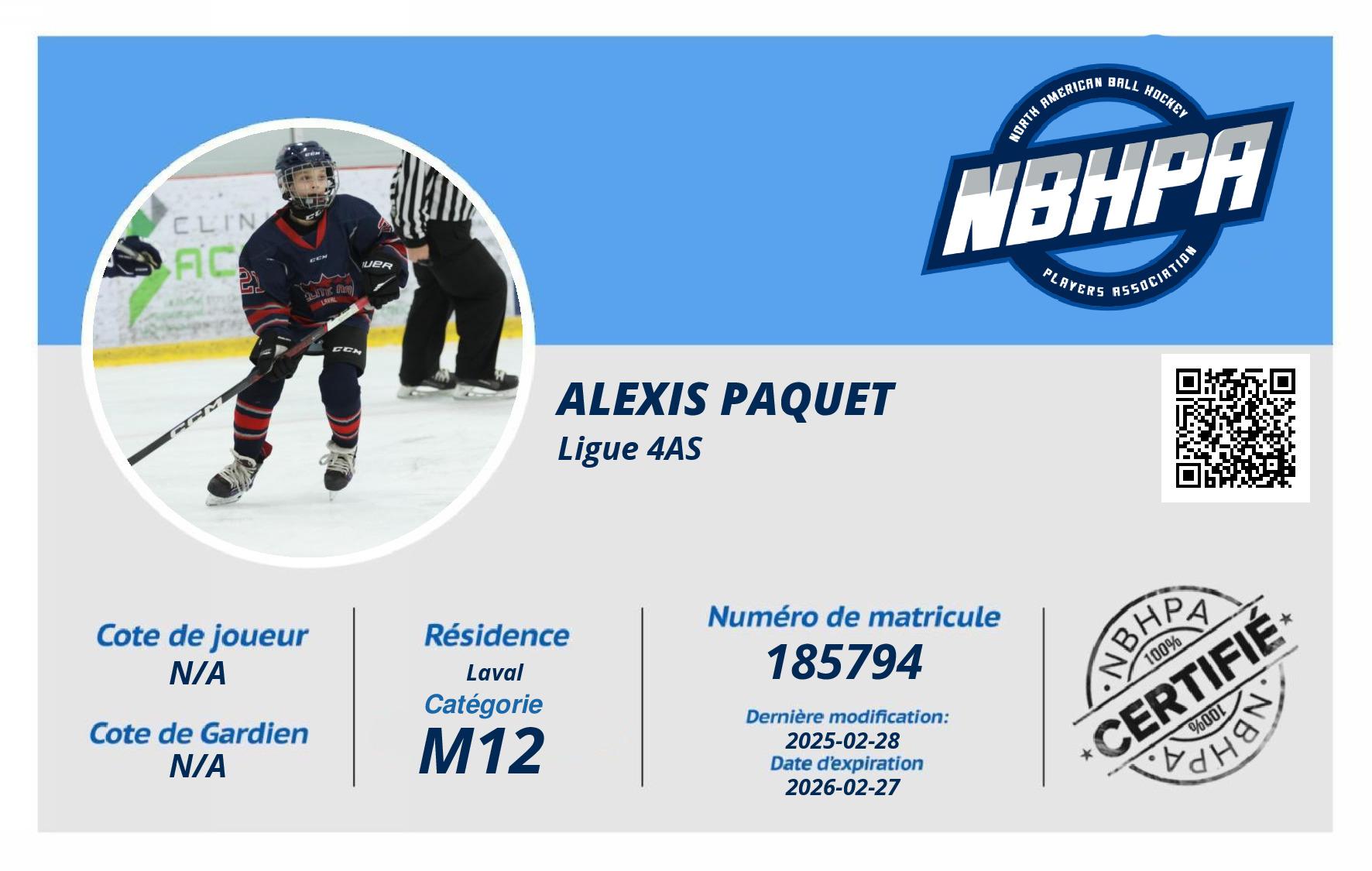 Alexis Paquet 