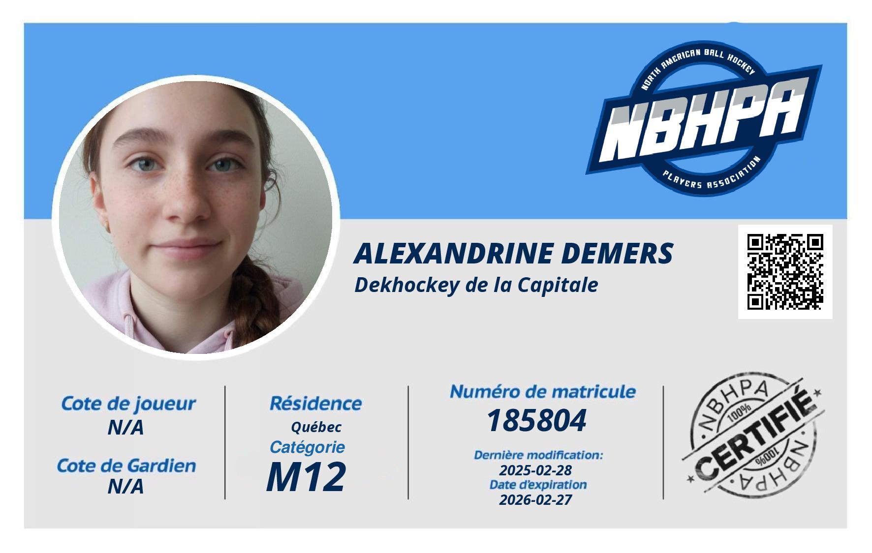 Alexandrine Demers