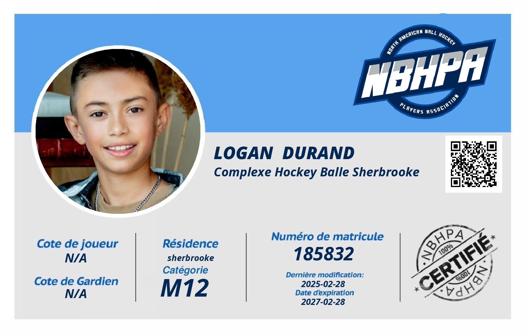 Logan  Durand 