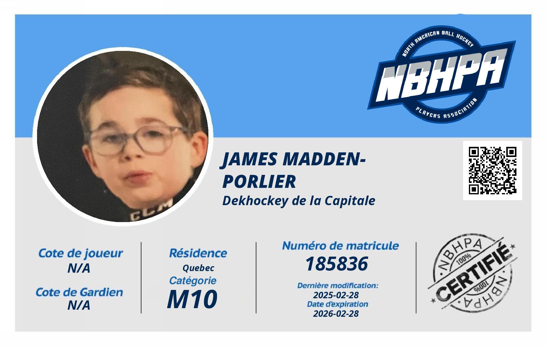 James Madden-Porlier