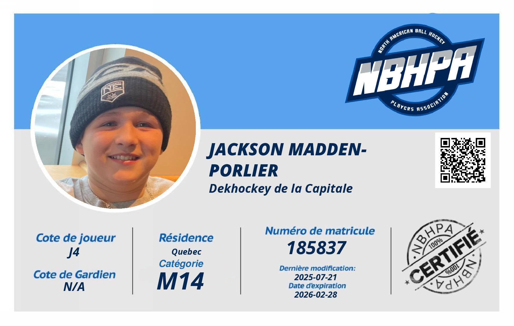 Jackson Madden-Porlier