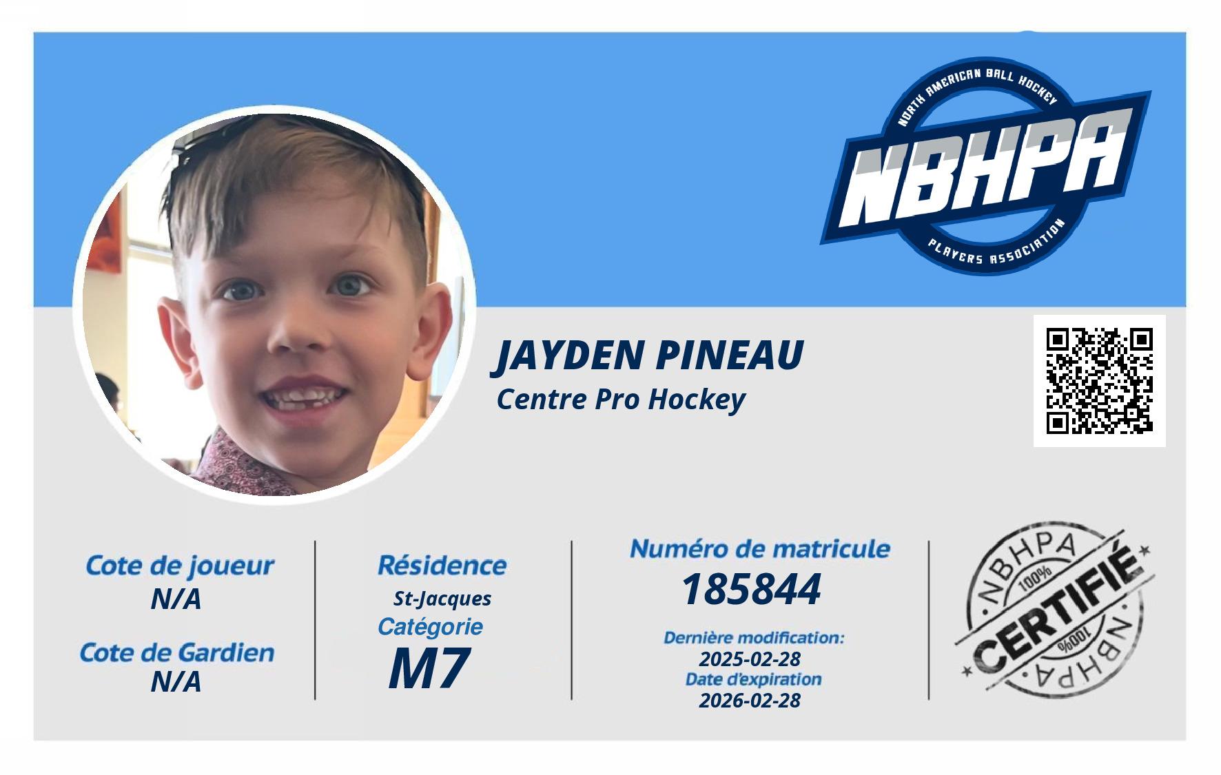 Jayden Pineau