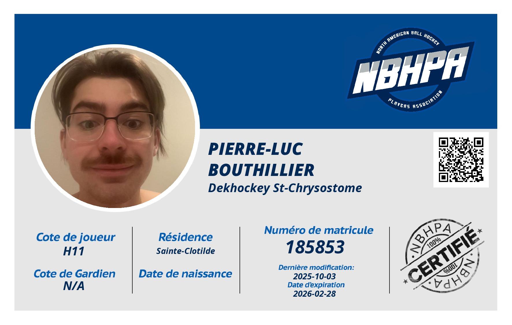 Pierre-Luc Bouthillier