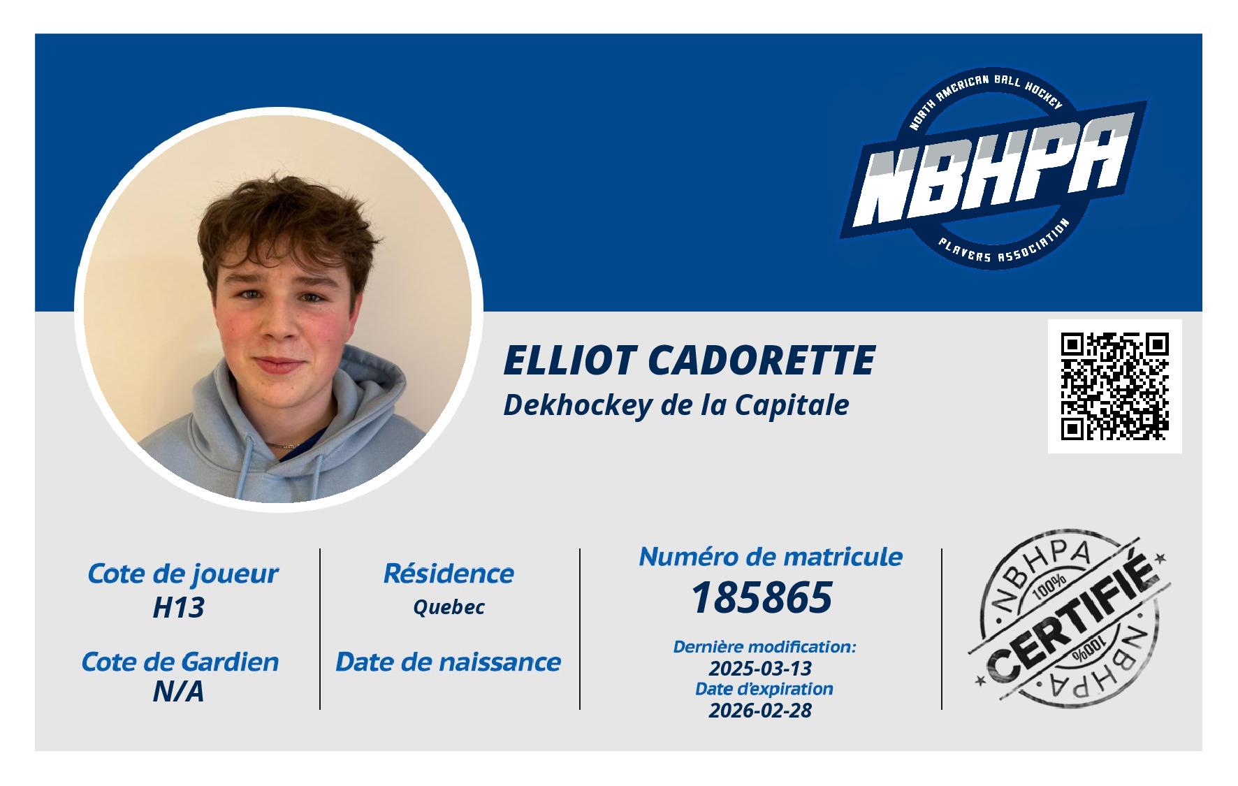 Elliot Cadorette