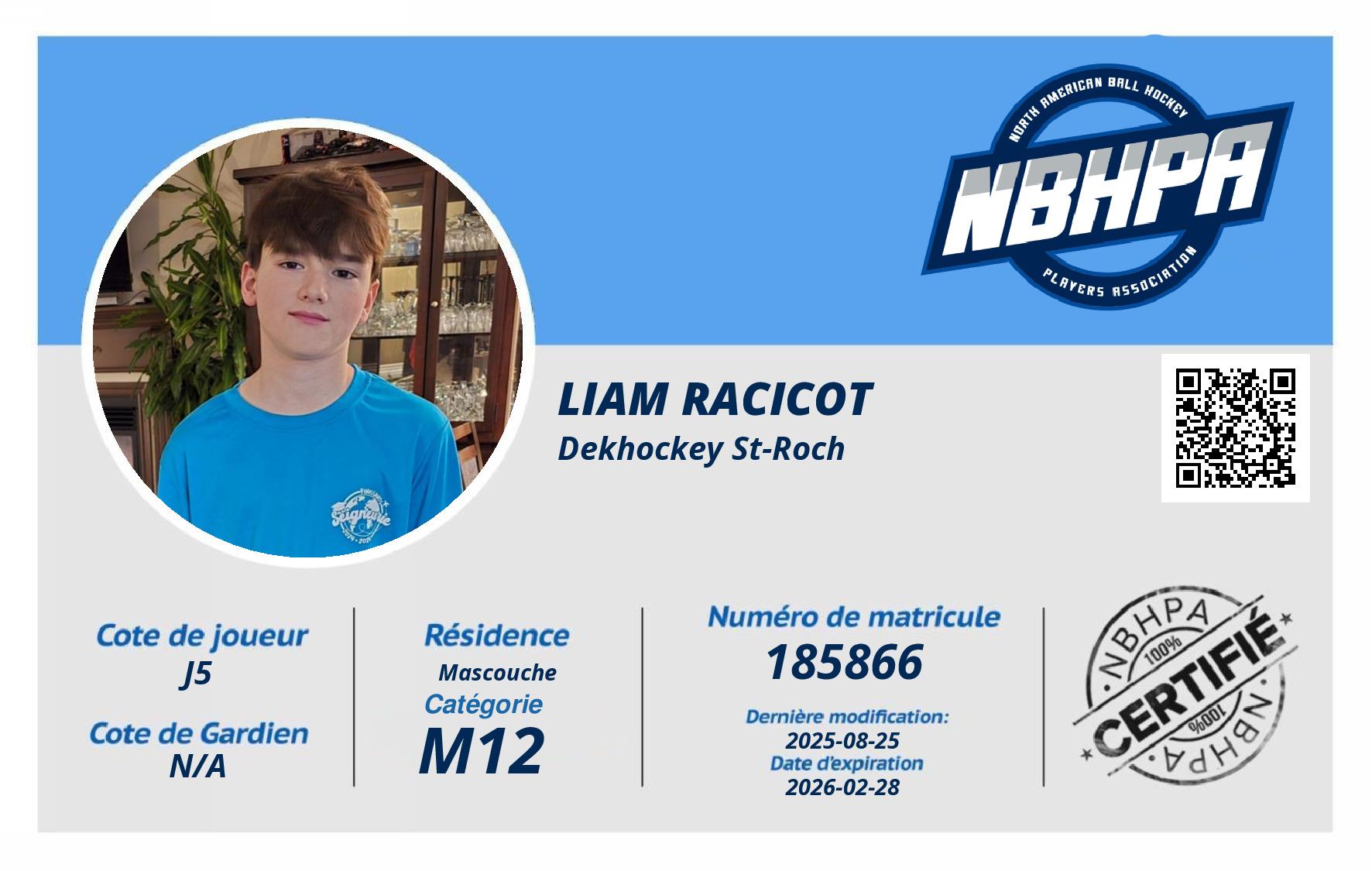 Liam Racicot 