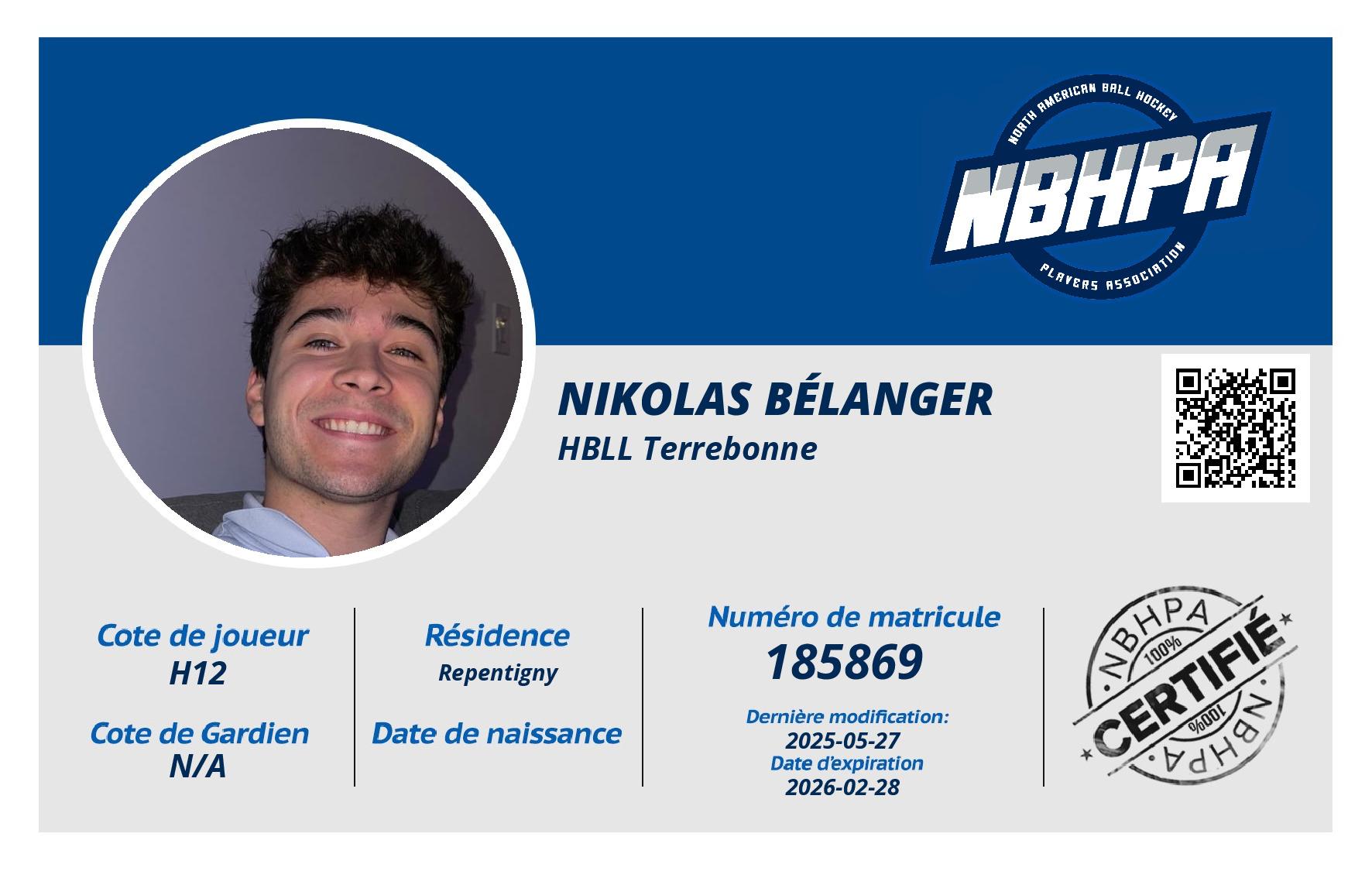 Nikolas Bélanger
