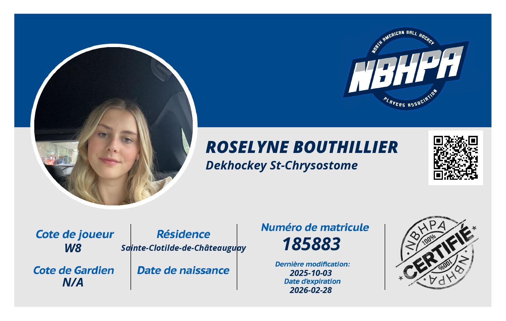 Roselyne Bouthillier