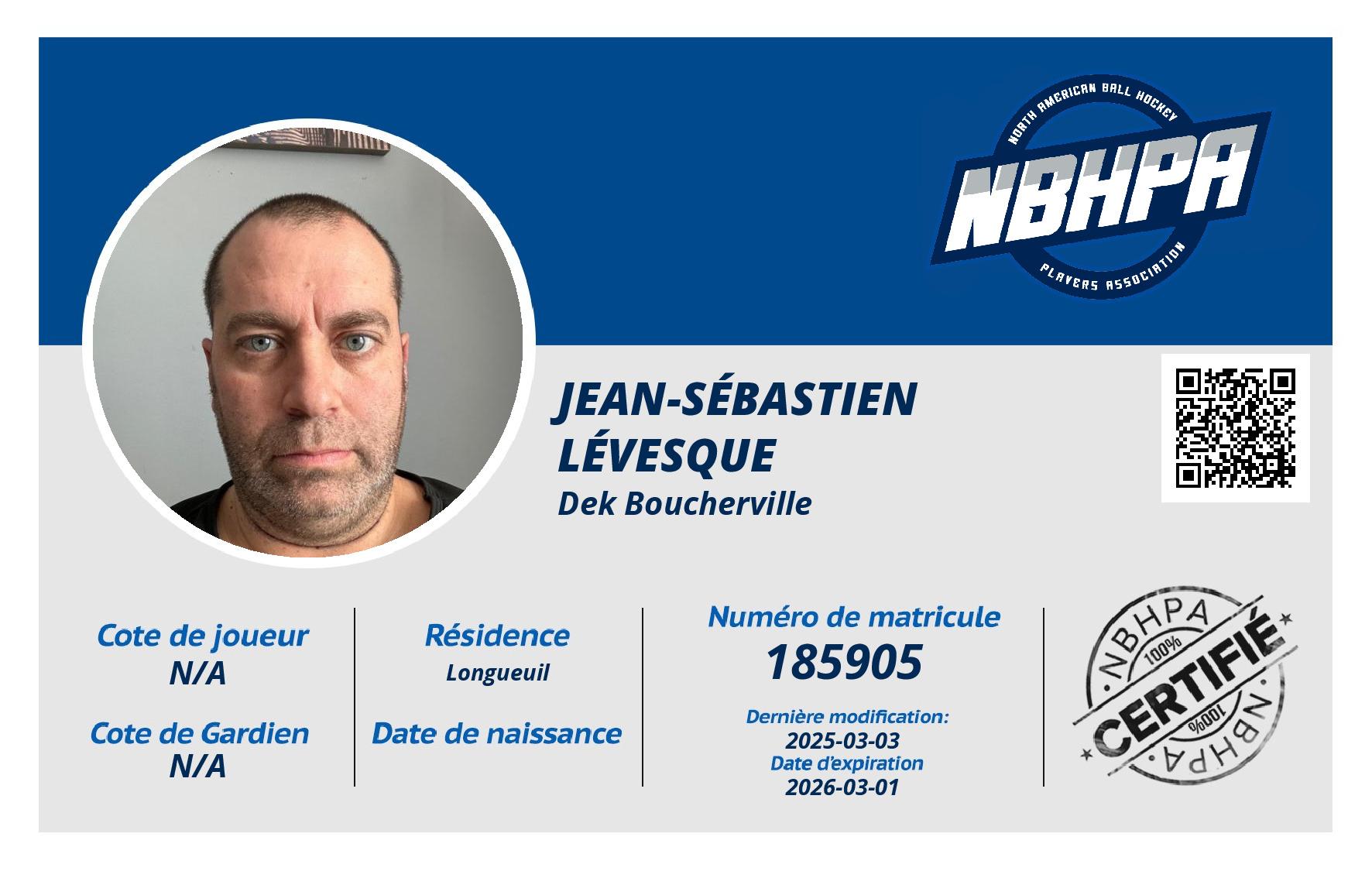 Jean-Sébastien  Lévesque 