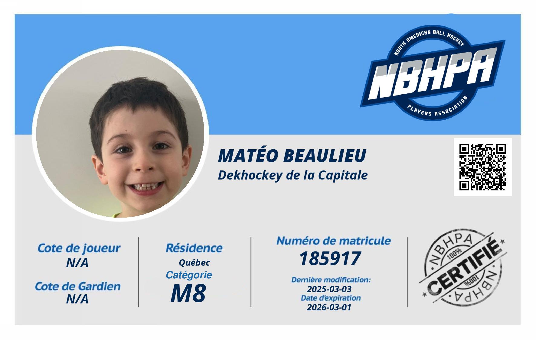 Matéo Beaulieu
