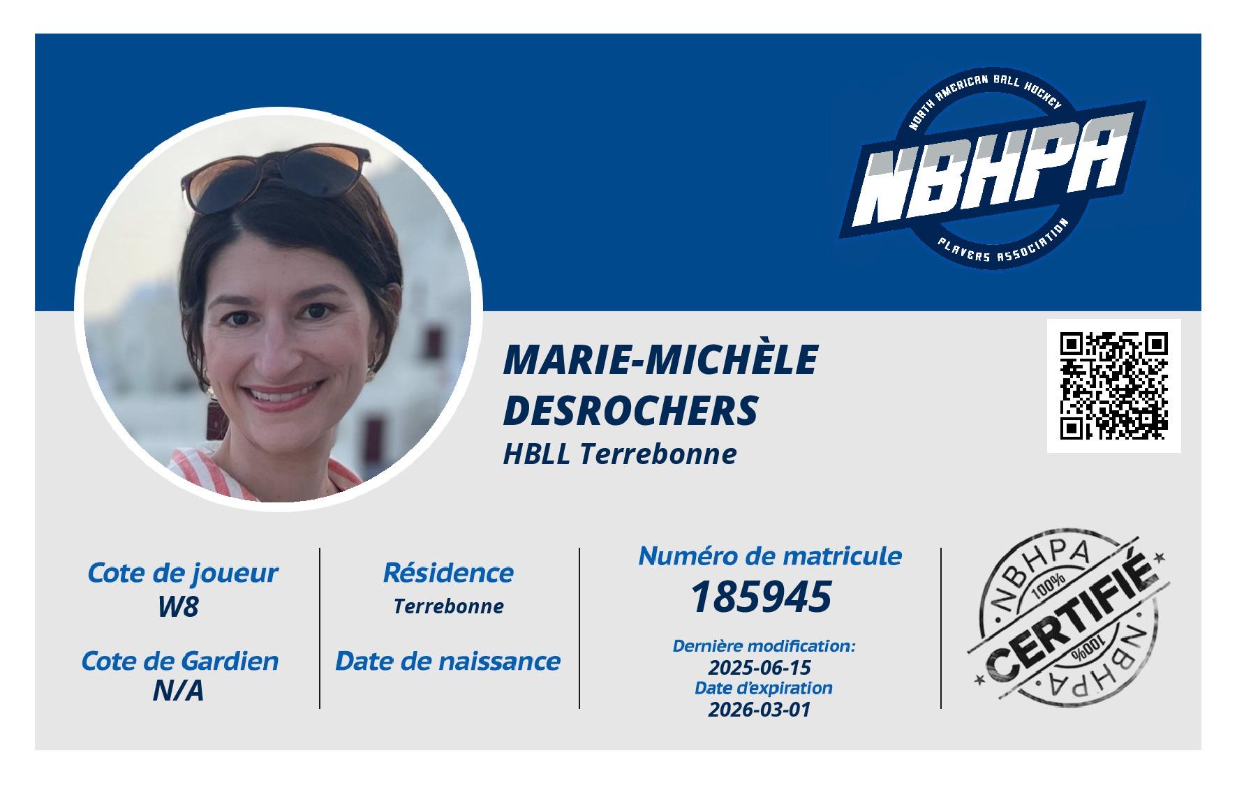 Marie-Michèle  Desrochers 