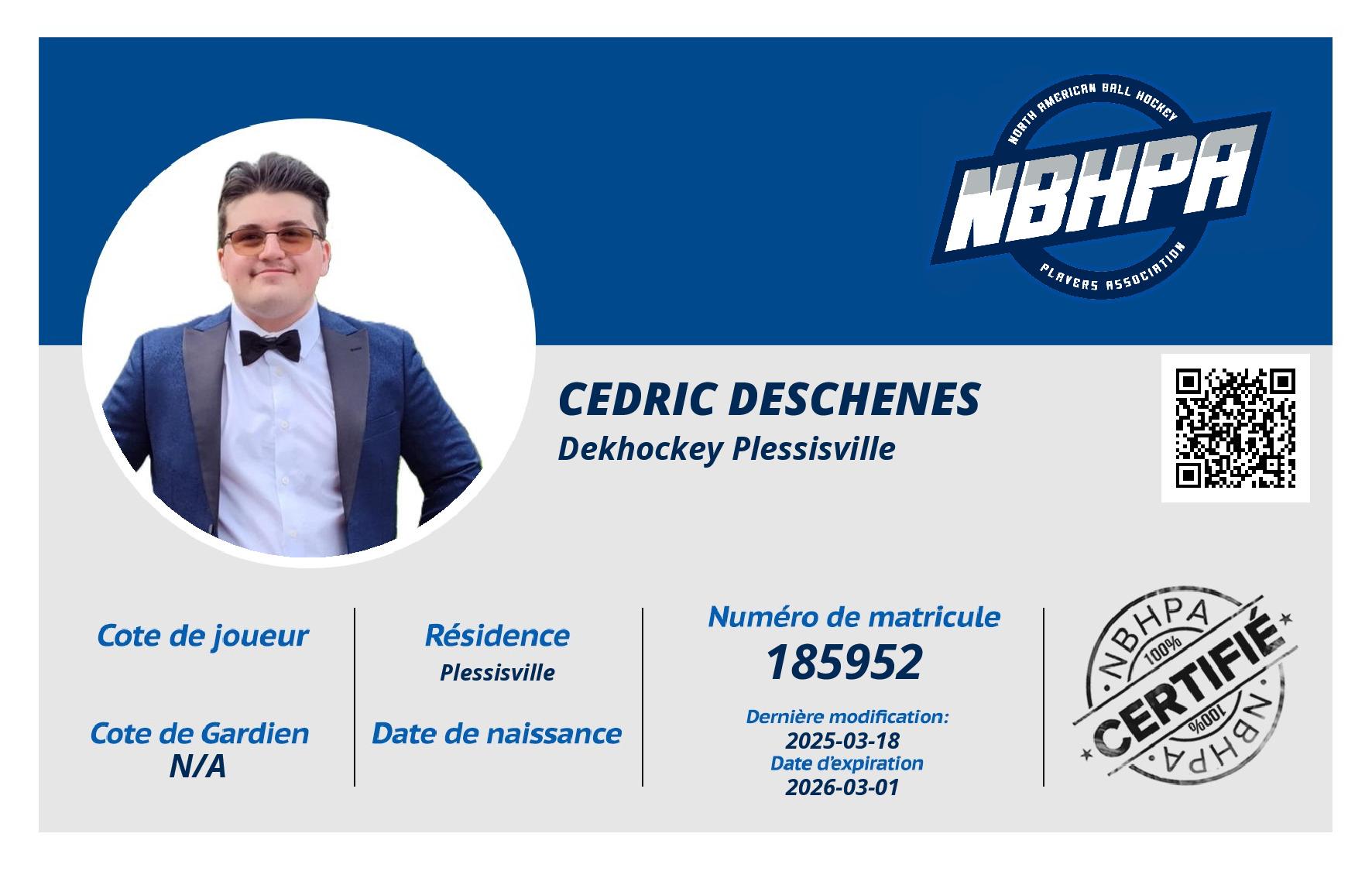 Cedric Deschenes